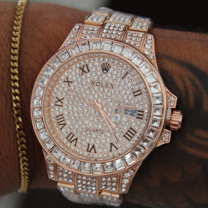 ROLEX CUBANO ROMANO PARA HOMBRE REF-OR