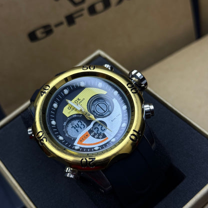 G FOX ORIGINAL DOBLE HORA POR INVICTA SUMERGIBLE PARA HOMBRE REF-1976G2-ND