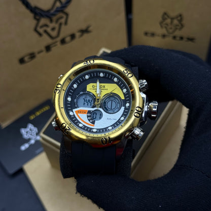 G FOX ORIGINAL DOBLE HORA POR INVICTA SUMERGIBLE PARA HOMBRE REF-1976G2-ND