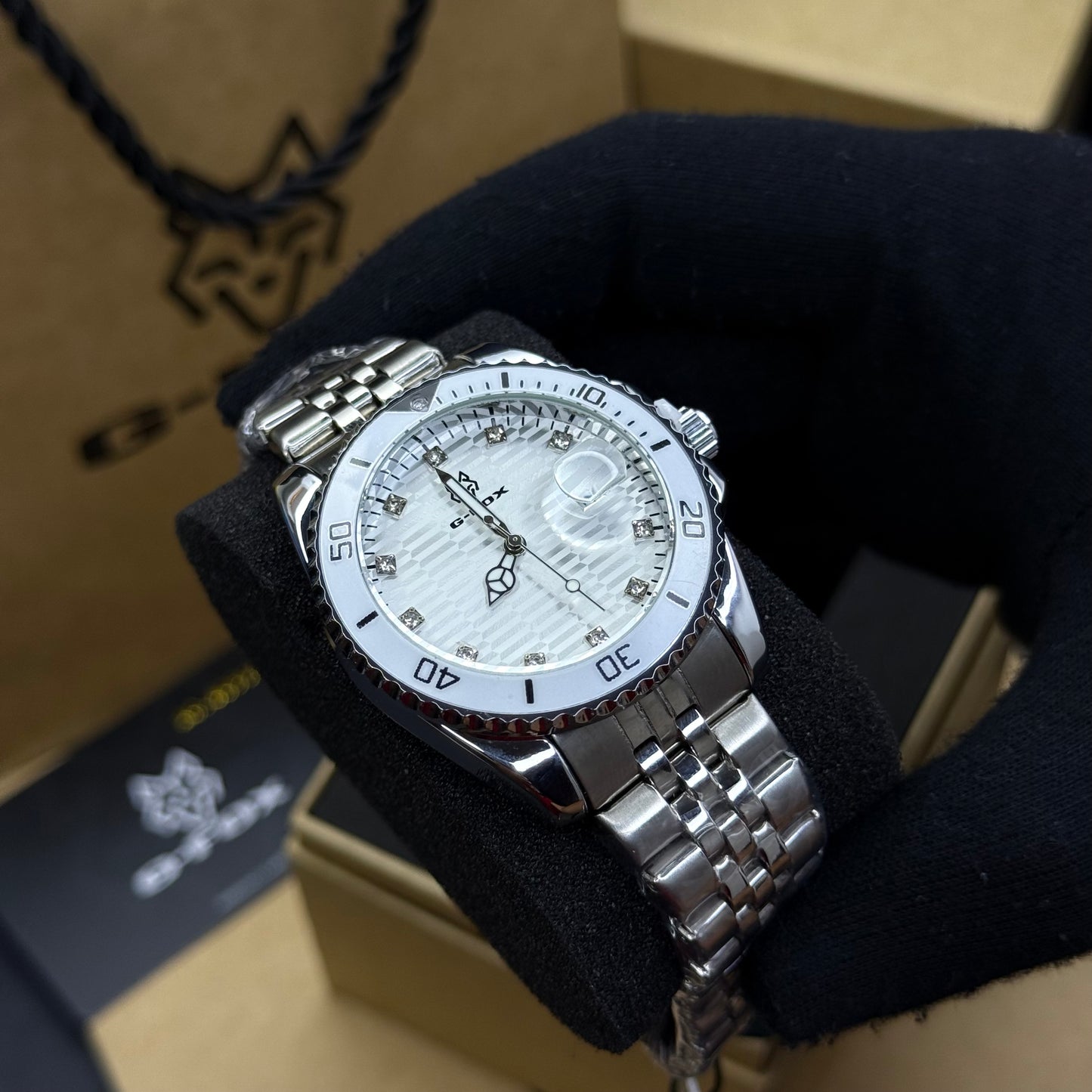 G FOX ORIGINAL x RLX SUMERGIBLE PARA HOMBRE REF-SUBMARINE 70582-BB