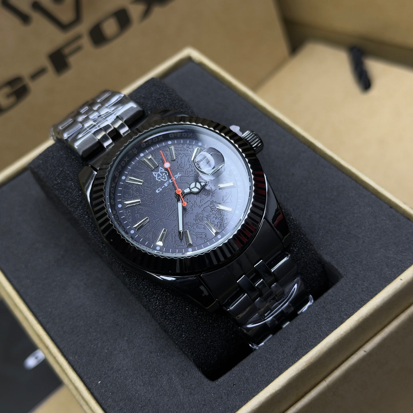 G FOX ORIGINAL x RLX SUMERGIBLE PARA HOMBRE REF-DAY DATE 22011-NN