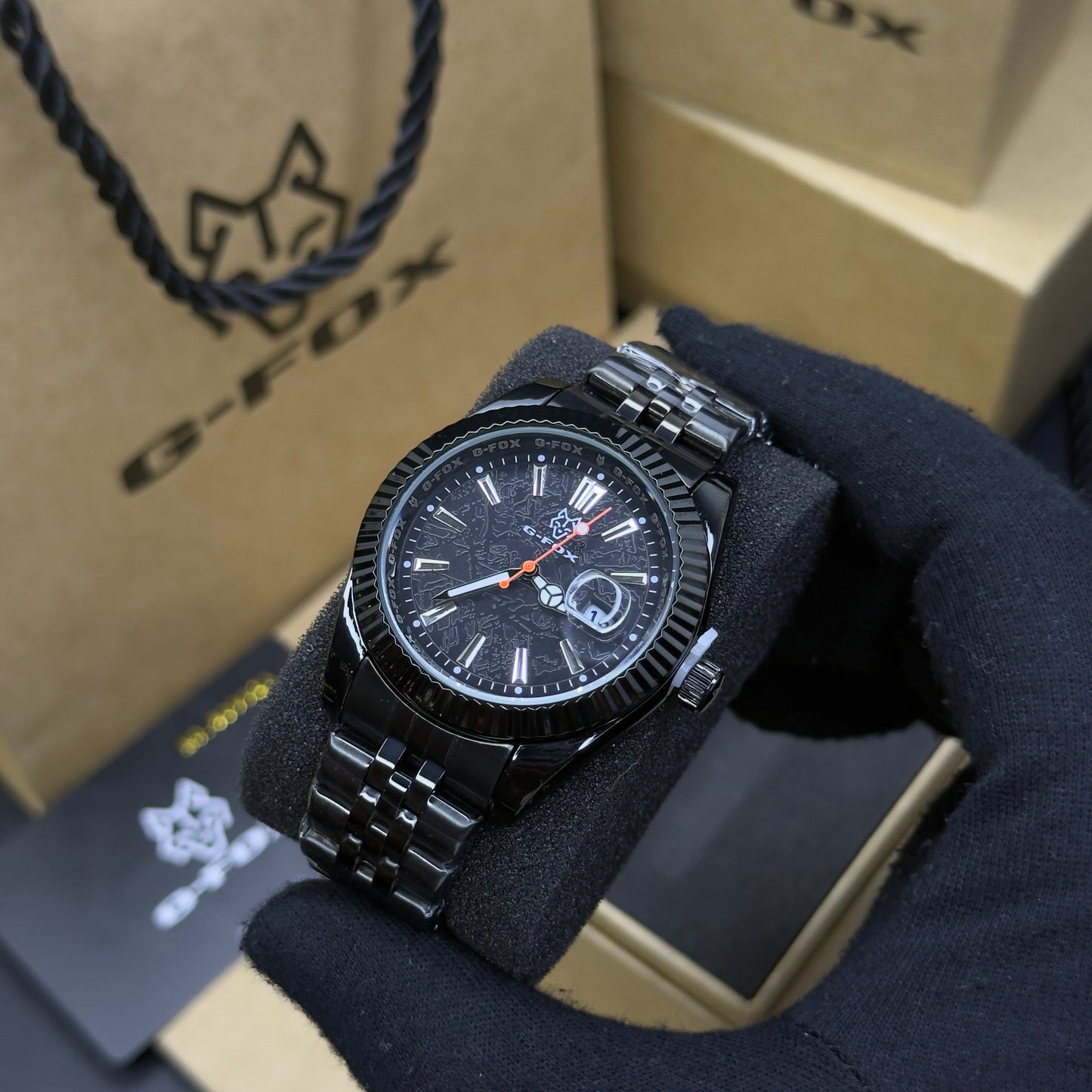 G FOX ORIGINAL x RLX SUMERGIBLE PARA HOMBRE REF-DAY DATE 22011-NN