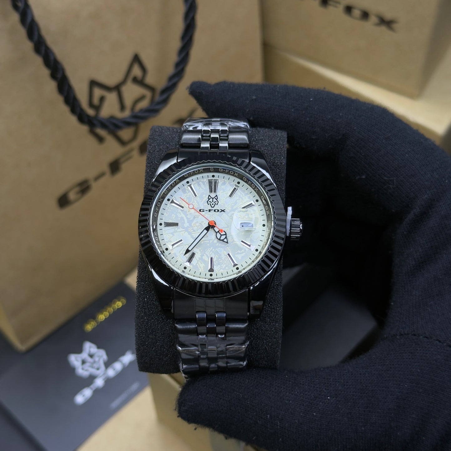 G FOX ORIGINAL x RLX SUMERGIBLE PARA HOMBRE REF-DAY DATE 22011-NB