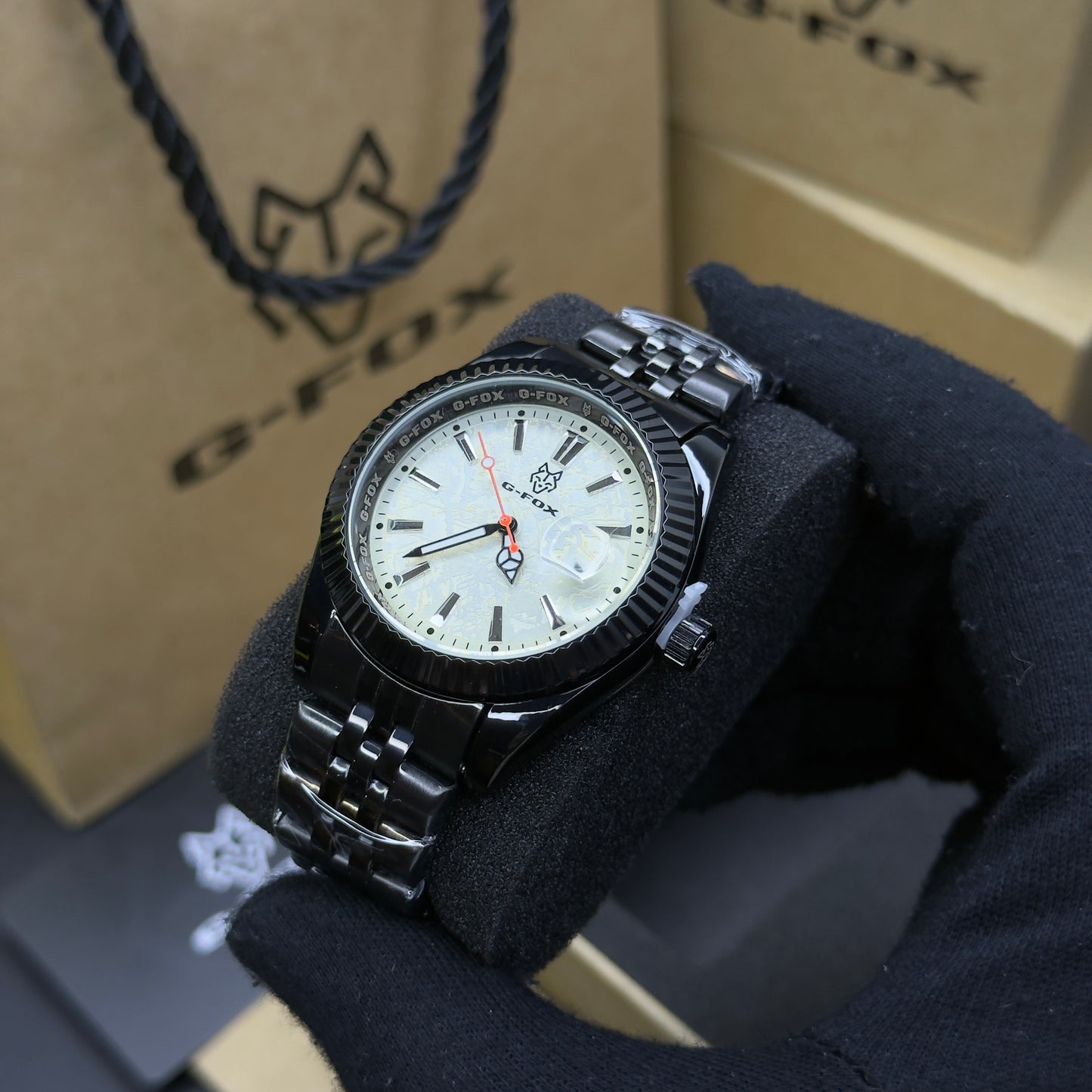 G FOX ORIGINAL x RLX SUMERGIBLE PARA HOMBRE REF-DAY DATE 22011-NB