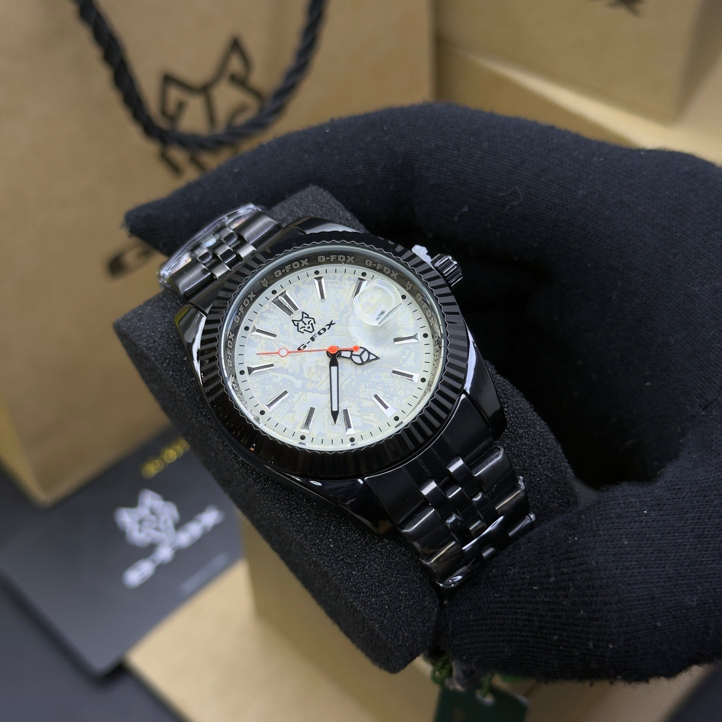 G FOX ORIGINAL x RLX SUMERGIBLE PARA HOMBRE REF-DAY DATE 22011-NB