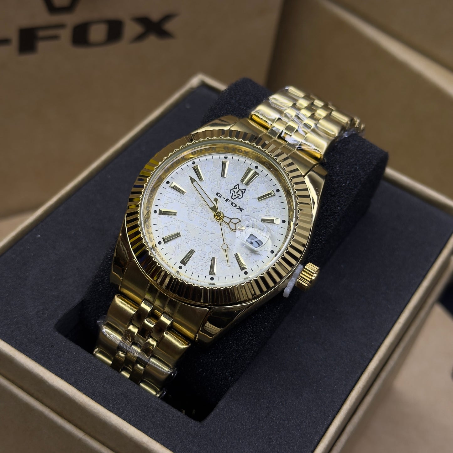 G FOX ORIGINAL x RLX SUMERGIBLE PARA HOMBRE REF-DAY DATE 22011-DB