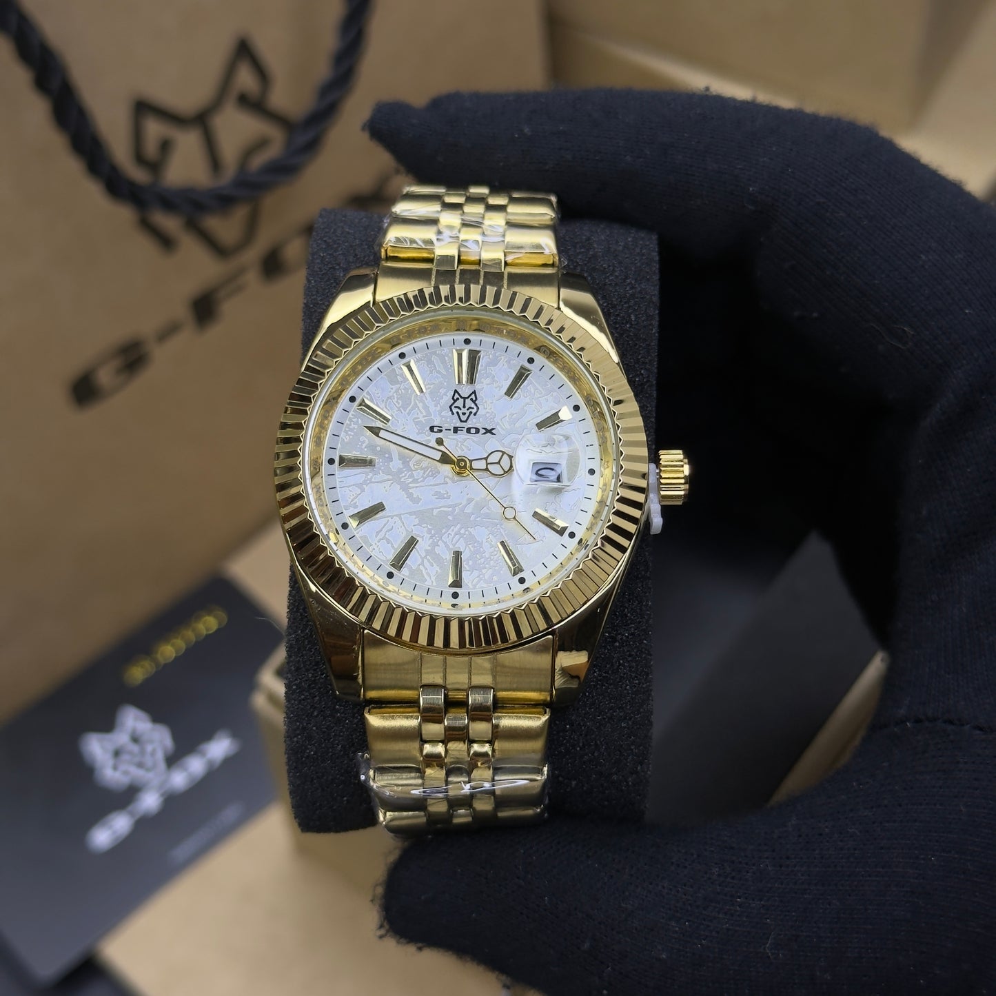 G FOX ORIGINAL x RLX SUMERGIBLE PARA HOMBRE REF-DAY DATE 22011-DB