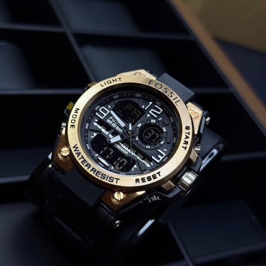 FOSSIL X G-SHOCK DOBLE HORA PARA HOMBRE REF-DN