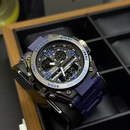 FOSSIL X G-SHOCK DOBLE HORA PARA HOMBRE REF-AN