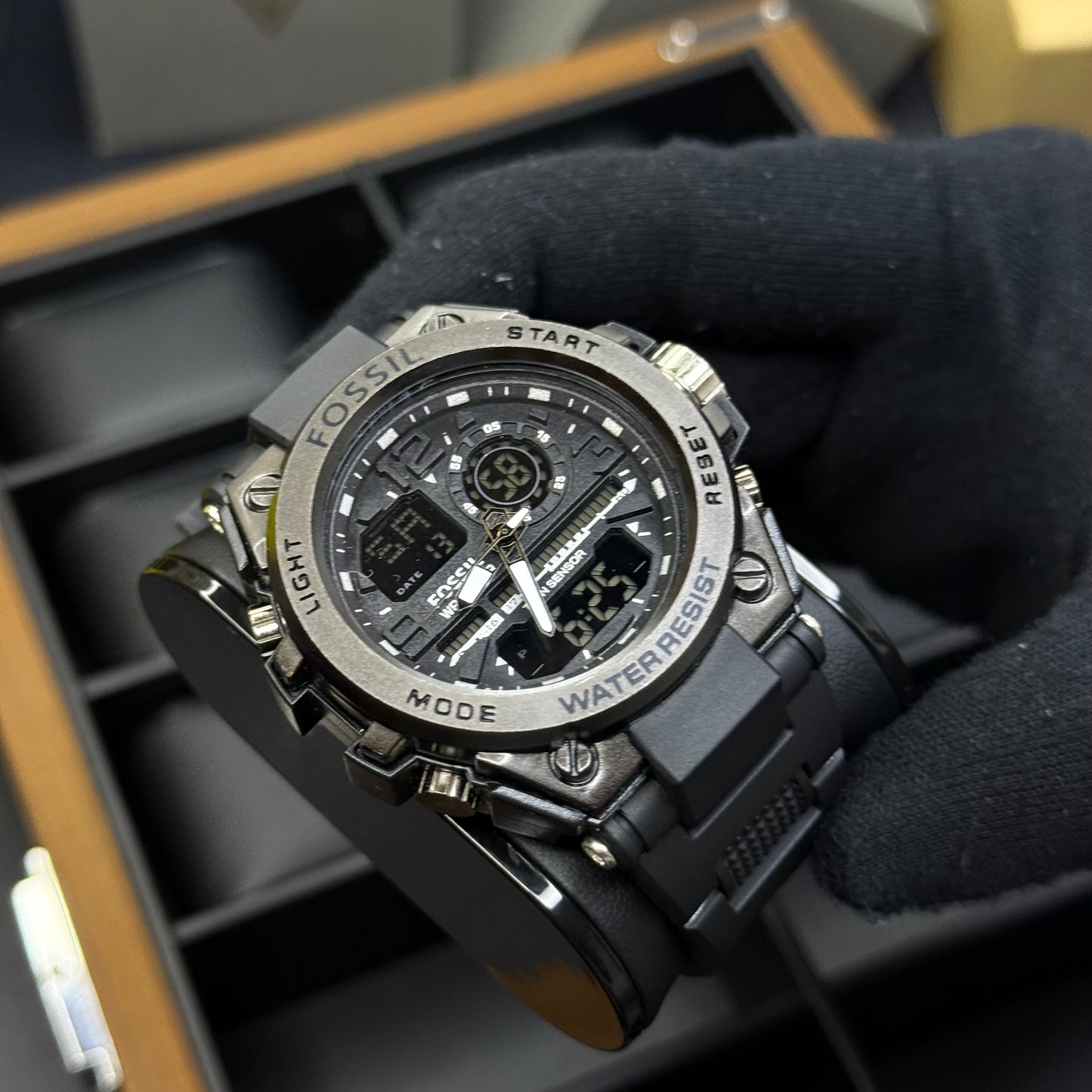 FOSSIL X G-SHOCK DOBLE HORA PARA HOMBRE REF-NN