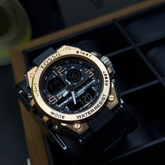 FOSSIL X G-SHOCK DOBLE HORA PARA HOMBRE REF-NR