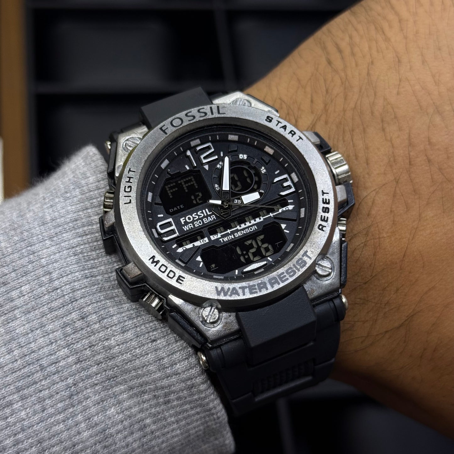 FOSSIL X G-SHOCK DOBLE HORA PARA HOMBRE REF-NPN