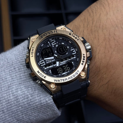 FOSSIL X G-SHOCK DOBLE HORA PARA HOMBRE REF-DN