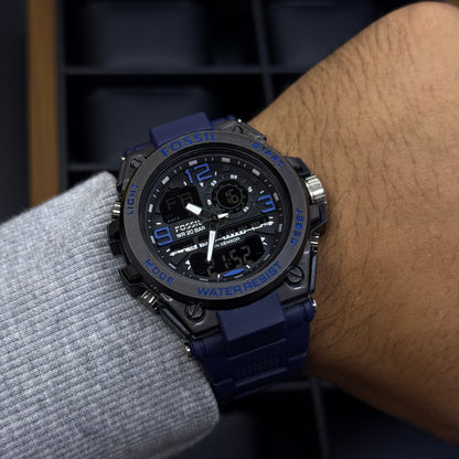 FOSSIL X G-SHOCK DOBLE HORA PARA HOMBRE REF-AN