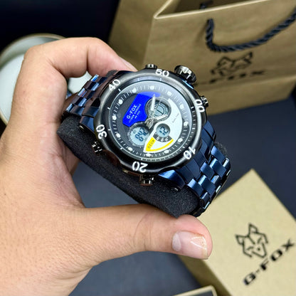 G FOX ORIGINAL DOBLE HORA POR INVICTA SUMERGIBLE PARA HOMBRE REF-1976-A
