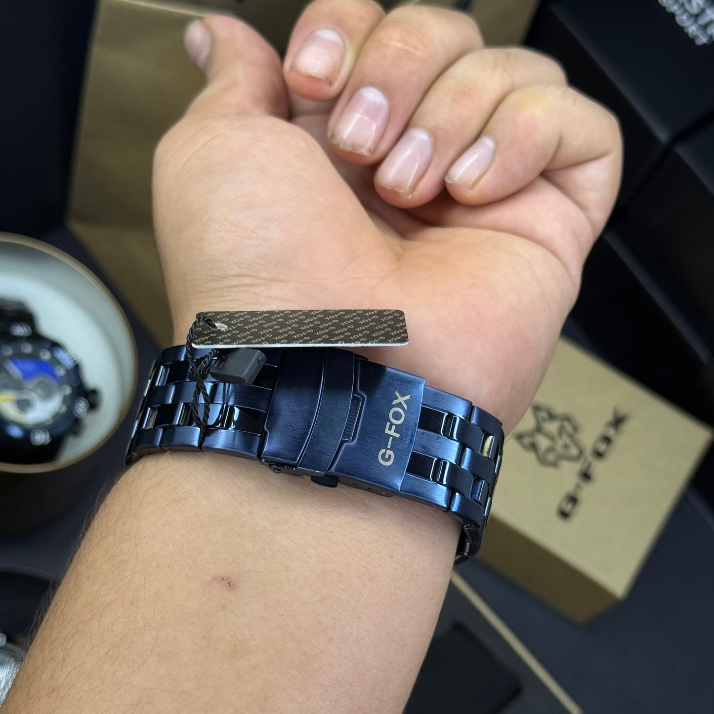 G FOX ORIGINAL DOBLE HORA POR INVICTA SUMERGIBLE PARA HOMBRE REF-1976-A