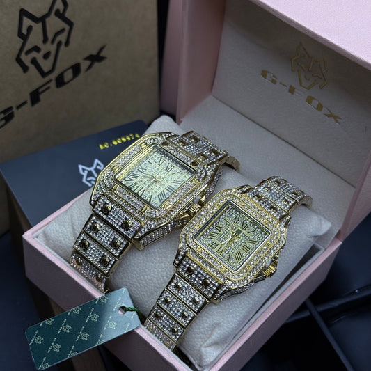 PAREJA G-FOX ORIGINAL X CARTIER CUBANO REF DD