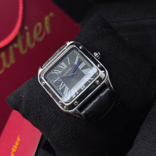 CARTIER SANTOS EN CUERO UNISEX REF NPN