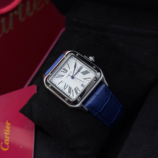 CARTIER SANTOS EN CUERO UNISEX REF APB