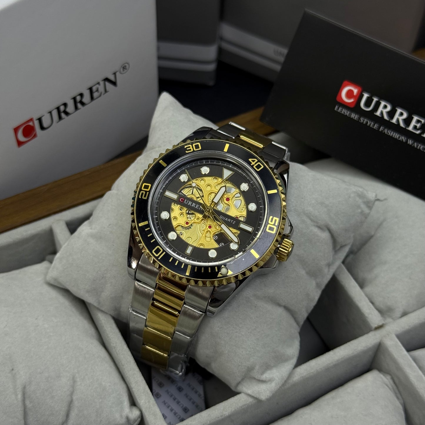 CURREN ORIGINAL X RLX SUMERGIBLE PARA HOMBRE REF SUBMARINE 8412-BN