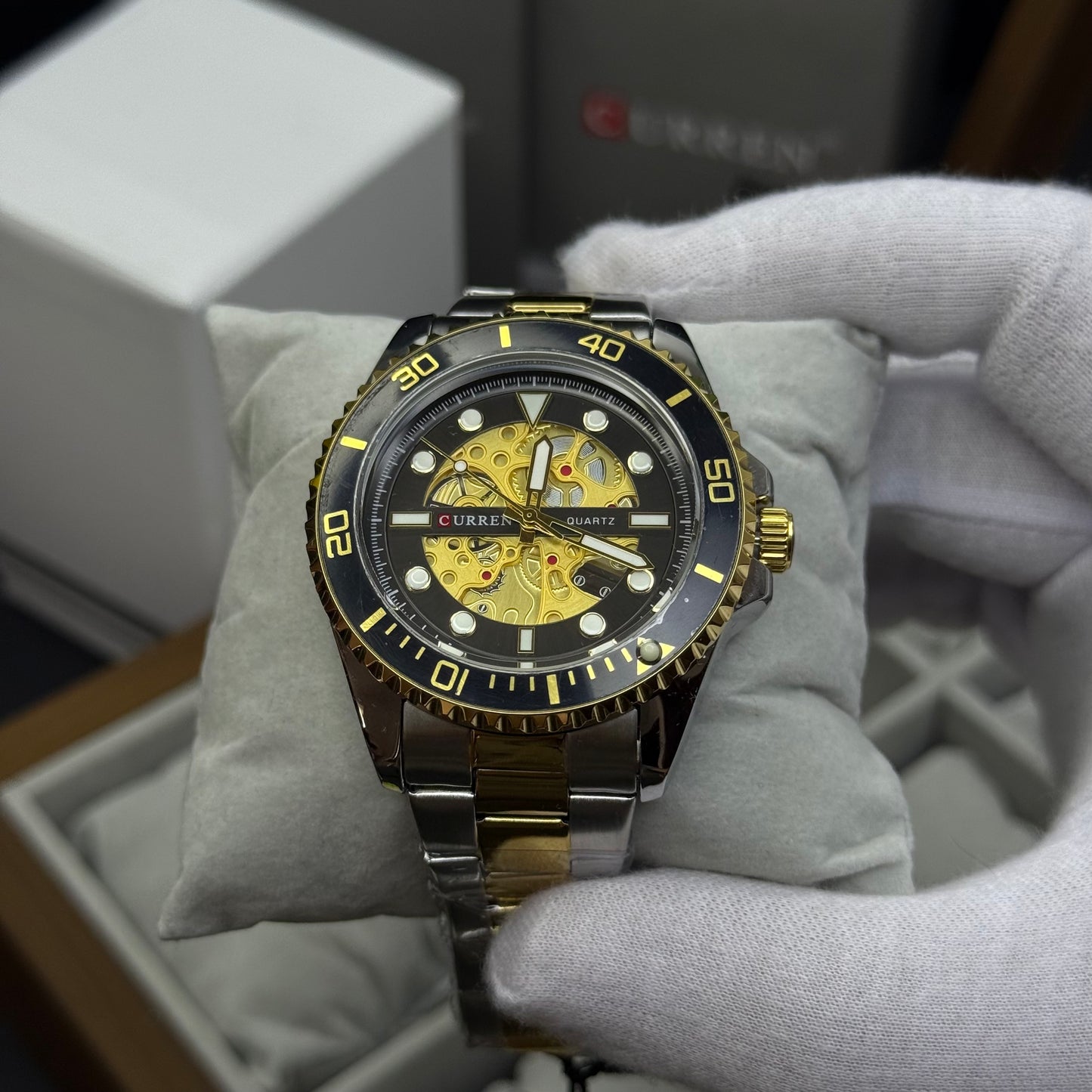 CURREN ORIGINAL X RLX SUMERGIBLE PARA HOMBRE REF SUBMARINE 8412-BN