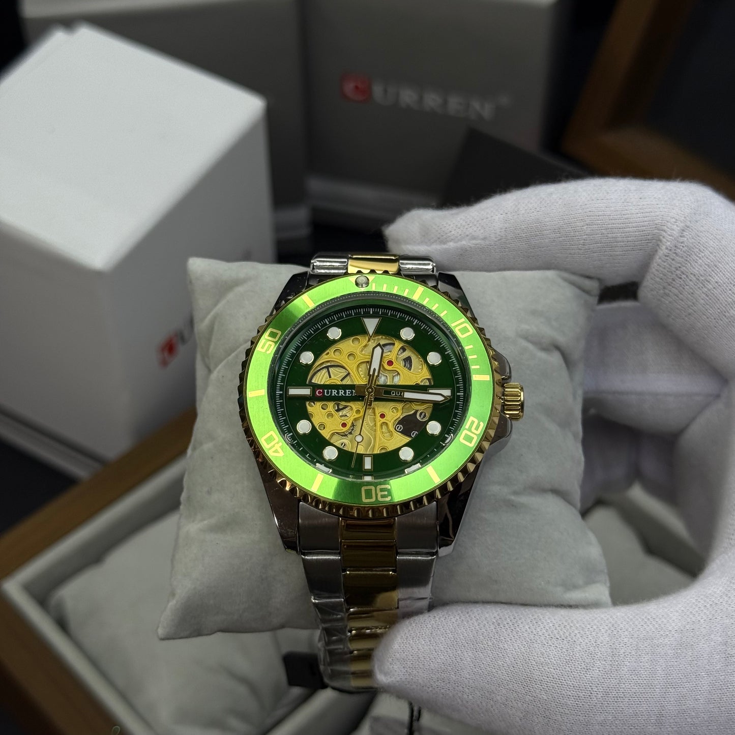 CURREN ORIGINAL X RLX SUMERGIBLE PARA HOMBRE REF SUBMARINE 8412-BV