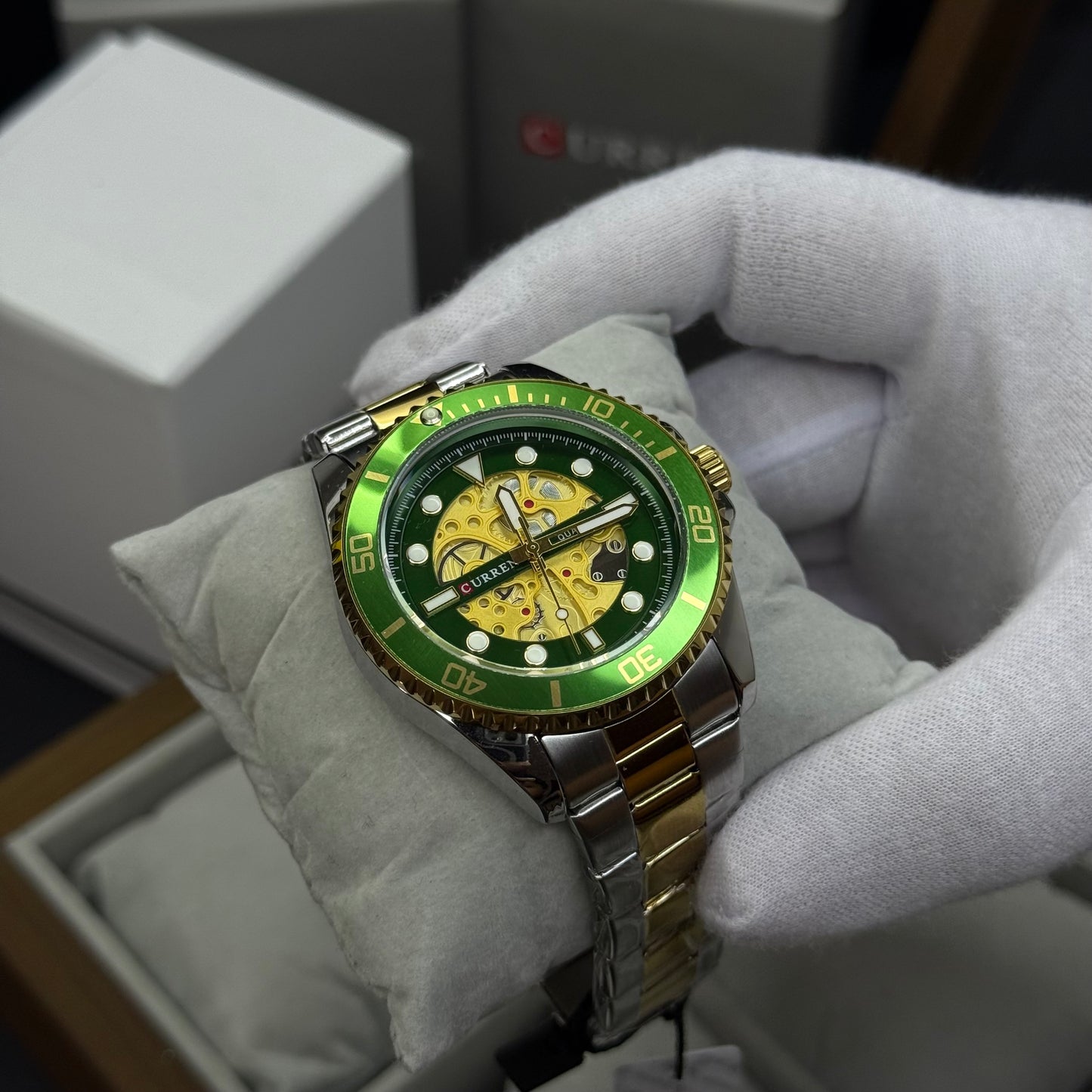 CURREN ORIGINAL X RLX SUMERGIBLE PARA HOMBRE REF SUBMARINE 8412-BV