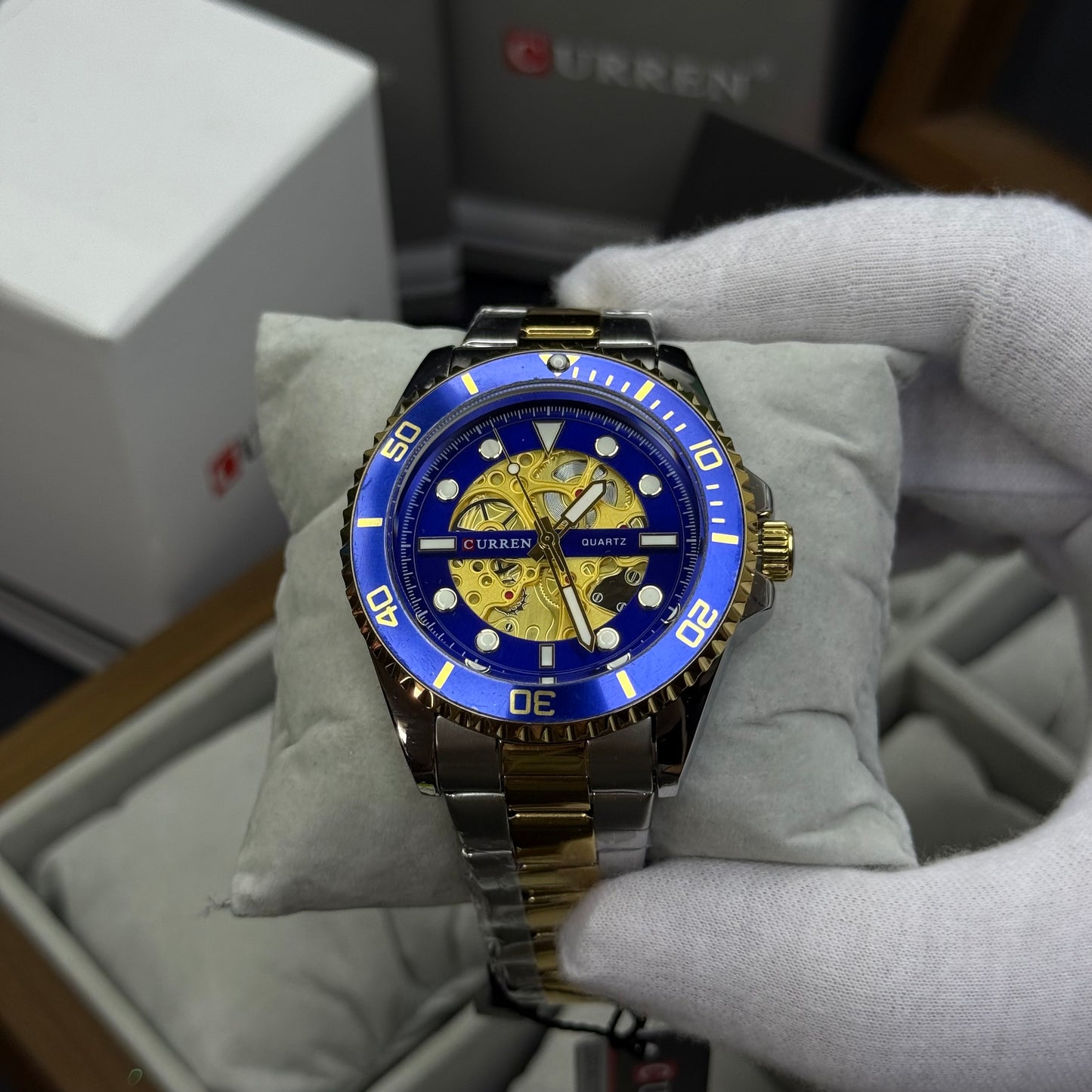 CURREN ORIGINAL X RLX SUMERGIBLE PARA HOMBRE REF SUBMARINE 8412-BA