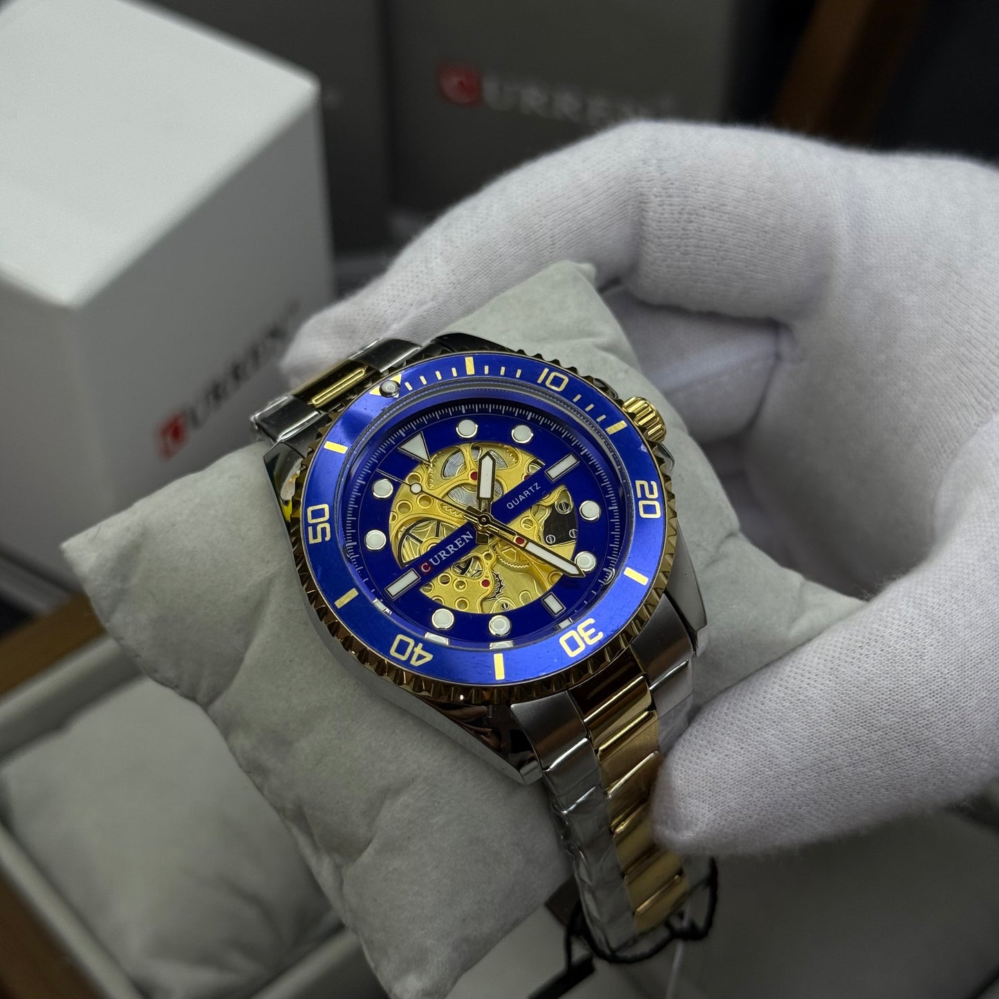 CURREN ORIGINAL X RLX SUMERGIBLE PARA HOMBRE REF SUBMARINE 8412-BA