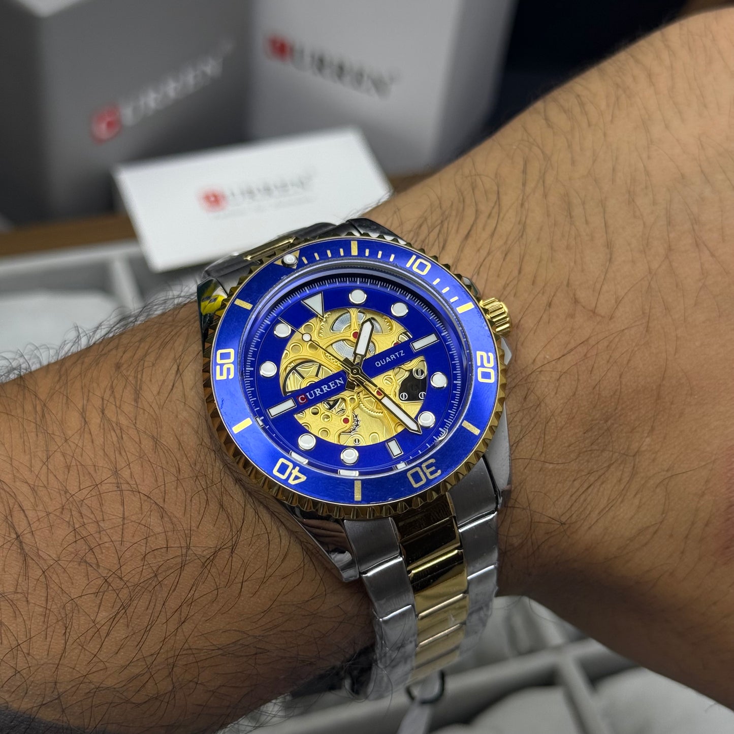 CURREN ORIGINAL X RLX SUMERGIBLE PARA HOMBRE REF SUBMARINE 8412-BA