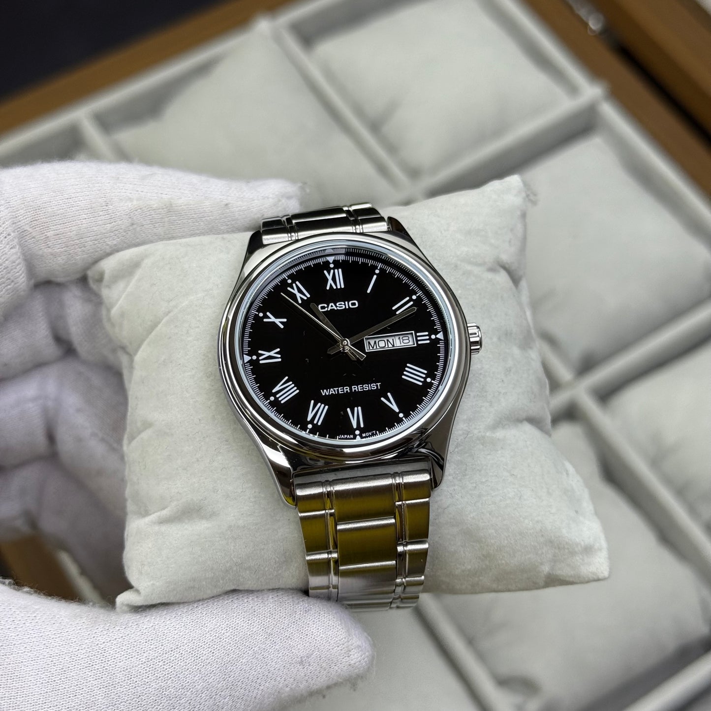 CASIO ORIGINAL PARA HOMBRE REF-MTP-V006D-1B