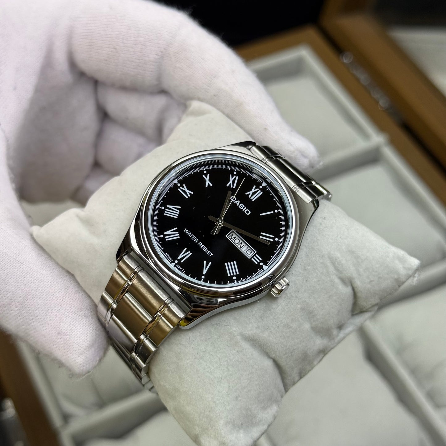 CASIO ORIGINAL PARA HOMBRE REF-MTP-V006D-1B