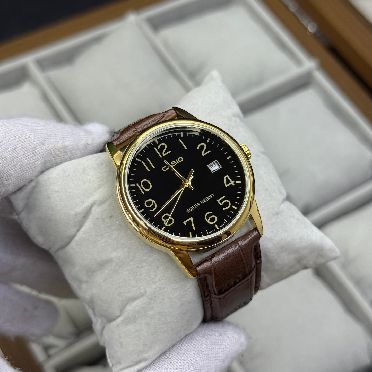 CASIO ORIGINAL PARA HOMBRE REF-MTP-V002GL-1B