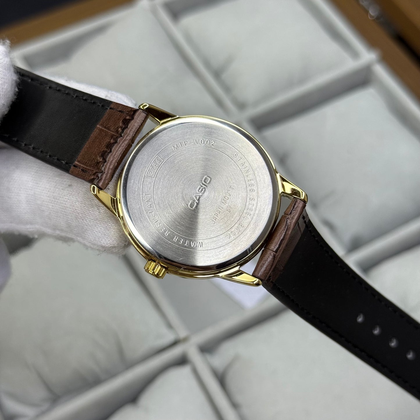 CASIO ORIGINAL PARA HOMBRE REF-MTP-V002GL-1B