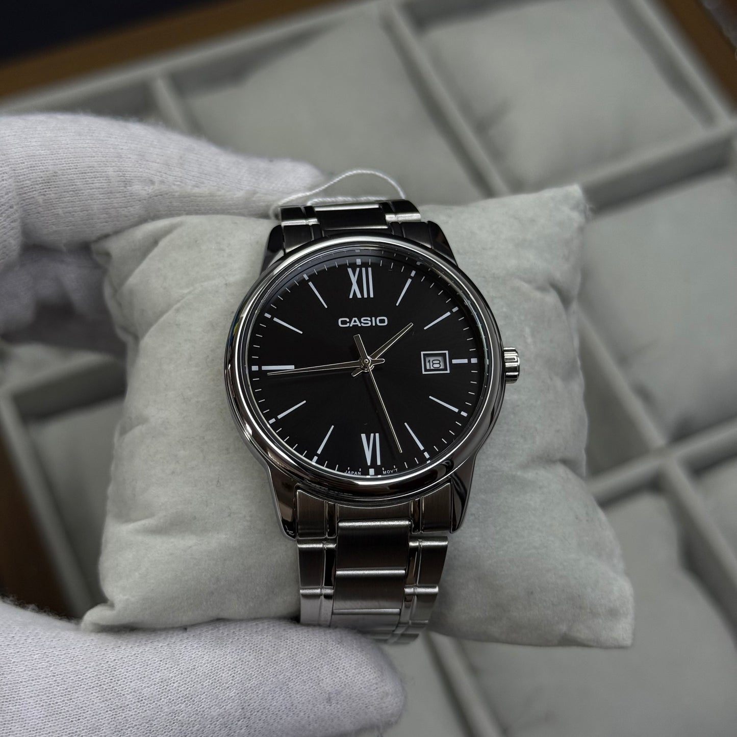 CASIO ORIGINAL PARA HOMBRE REF- MTP-V002D-1B3