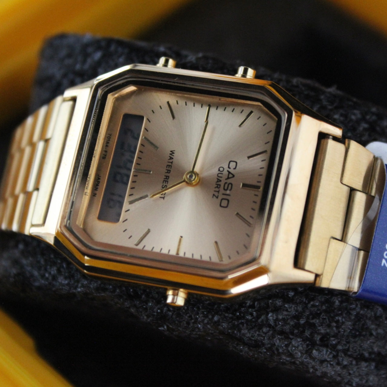 CASIO VINTAGE DOBLE HORA PARA DAMA REF-P