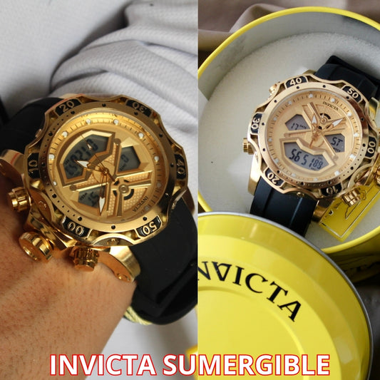 INVICTA DOBLE HORA SUMERGIBLE PARA HOMBRE REF-1837-ND