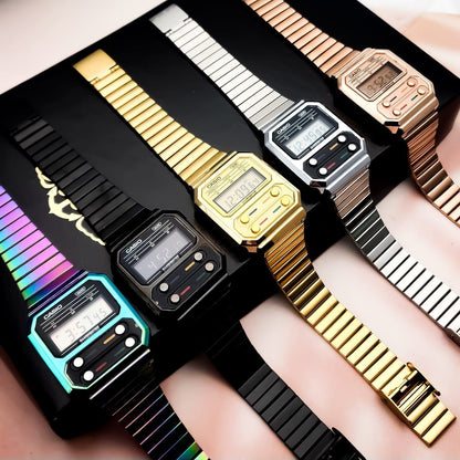 CASIO UNISEX RETRO VINTAGE A-1000-ORO ROSA