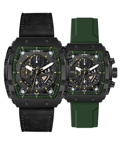 KOSMO ORIGINAL X RICHARD MILLER FUNCIONAL DOS PULSOS INTERCAMBIABLES  PAR HOMBRE K3997G-VN