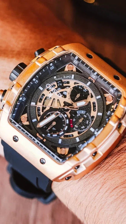 KOSMO ORIGINAL X RICHARD MILLER FUNCIONAL DOS PULSOS INTERCAMBIABLES  PAR HOMBRE K3997G-C