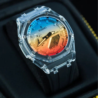 KOSMO ORIGINAL  X CASIO PARA HOMBRE DOBLE HORA K4010-N