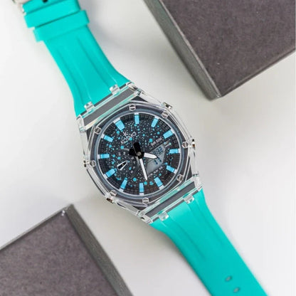 KOSMO ORIGINAL  X CASIO PARA HOMBRE DOBLE HORA K4010-C