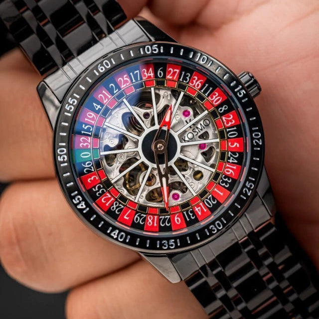 KOSMO AUTOMATICO ORIGINAL RULETA EDICION CASINO PARA HOMBRE REF K2058G - N