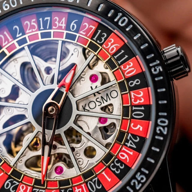 KOSMO AUTOMATICO ORIGINAL RULETA EDICION CASINO PARA HOMBRE REF K2058G - N
