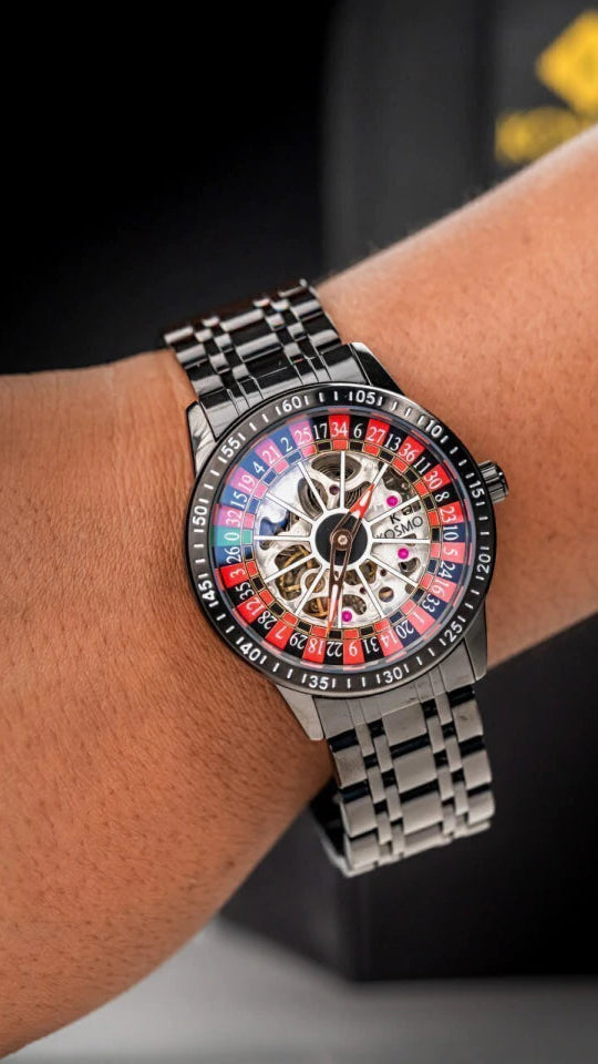KOSMO AUTOMATICO ORIGINAL RULETA EDICION CASINO PARA HOMBRE REF K2058G - N