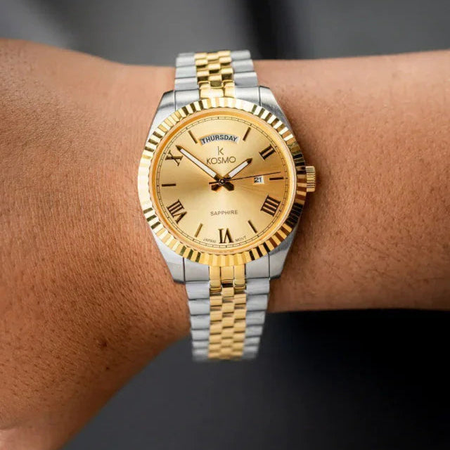 KOSMOS x RLX ACERO ORIGINAL PARA HOMBRE REF PRESIDENT- 583S-BD