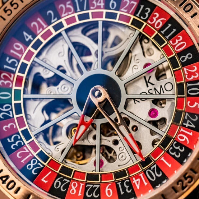 KOSMO AUTOMATICO ORIGINAL RULETA EDICION CASINO PARA HOMBRE REF K2058G - BR