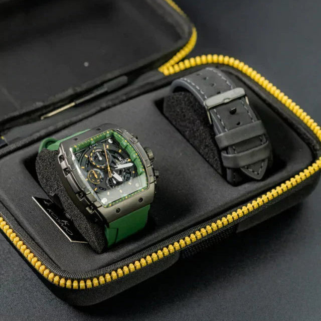 KOSMO ORIGINAL X RICHARD MILLER FUNCIONAL DOS PULSOS INTERCAMBIABLES  PAR HOMBRE K3997G-VN