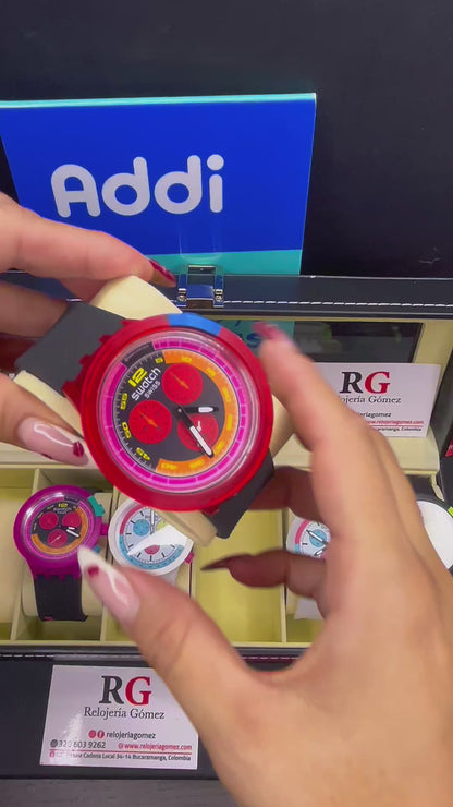 SWATCH NEON PARTY PARA HOMBRE REF-NRA