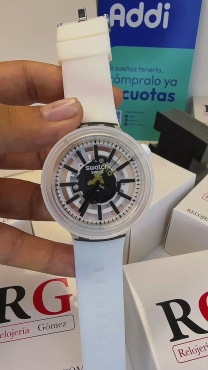 SWATCH TRANSPARENTE PARA HOMBRE REF-BN